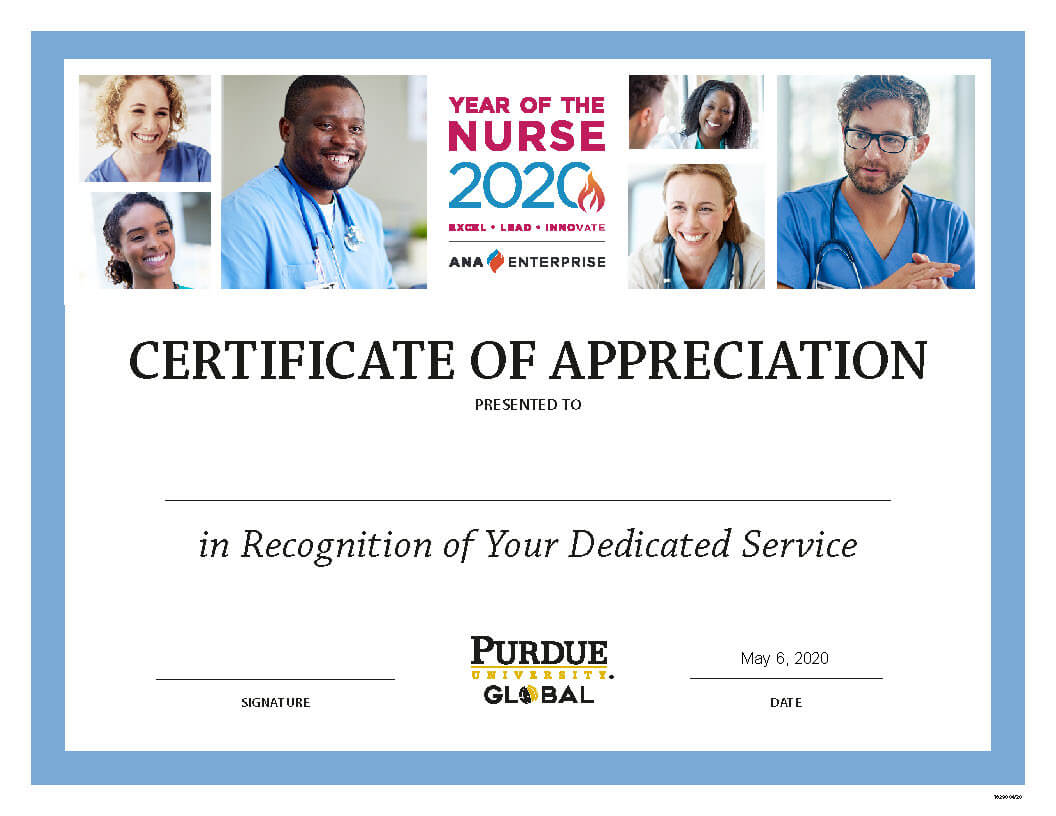 Nurse Award Certificates