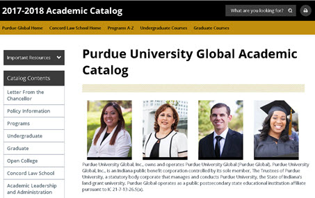 University Catalog | Purdue Global